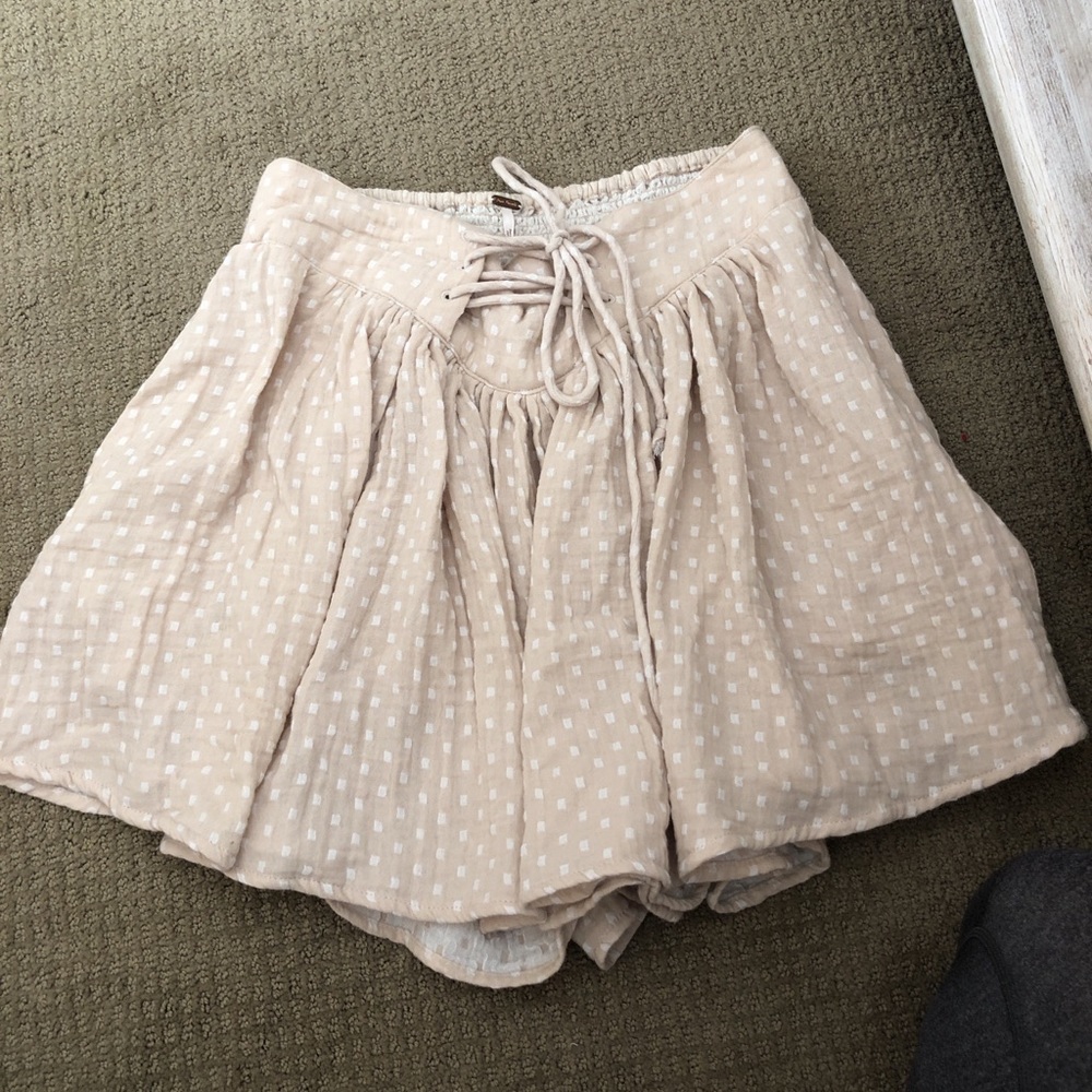 Free People Fabric Skort
